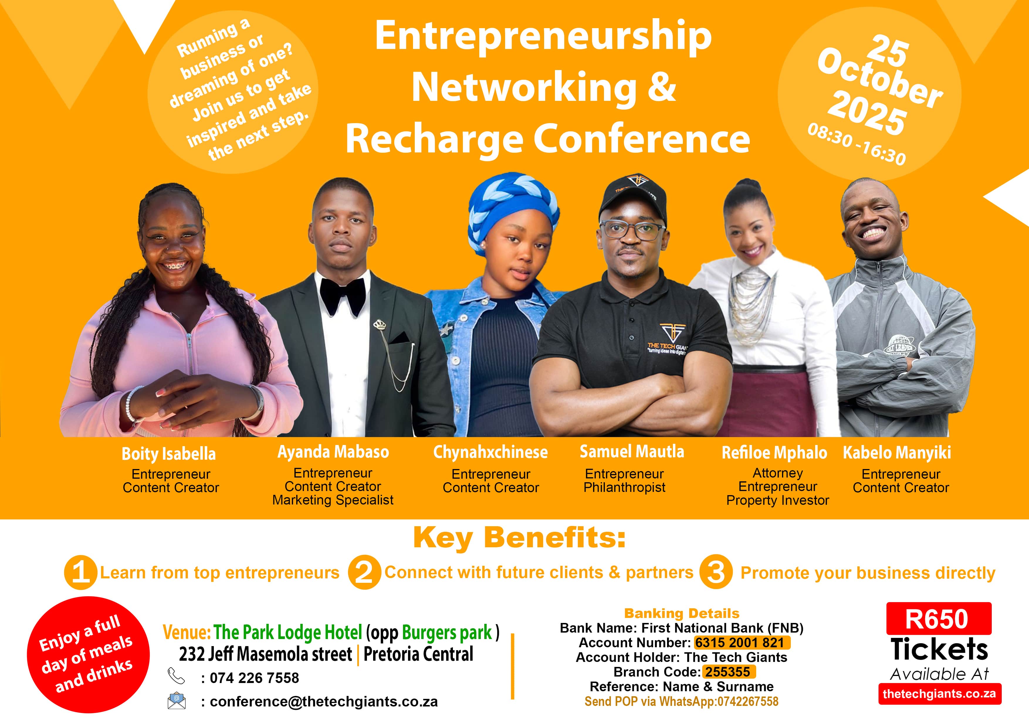Entrepreneurship Recharge Conference Poster